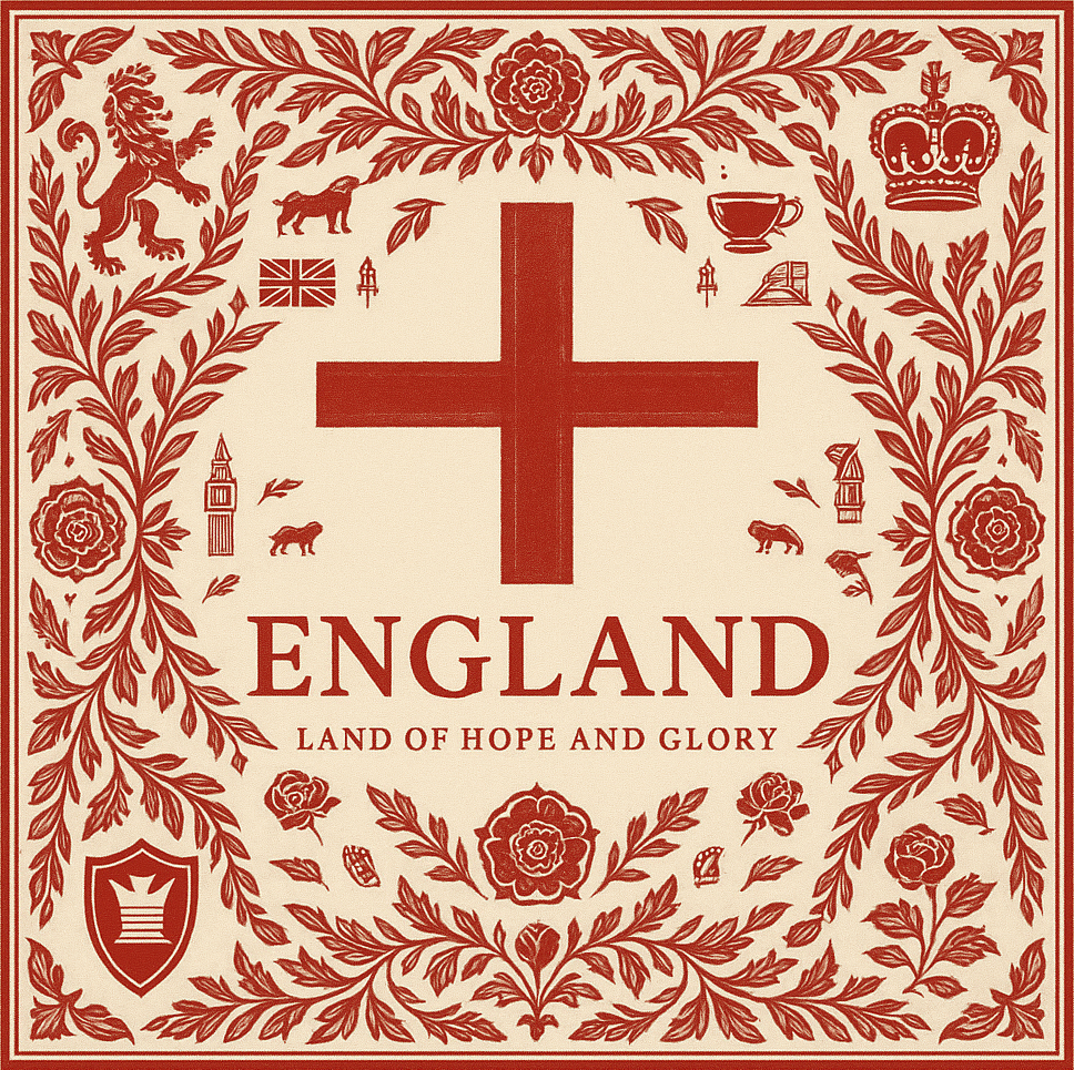 England Flag Bandana – Premium-crafted Soft & Durable for Sports, Festivals & Everyday Wear