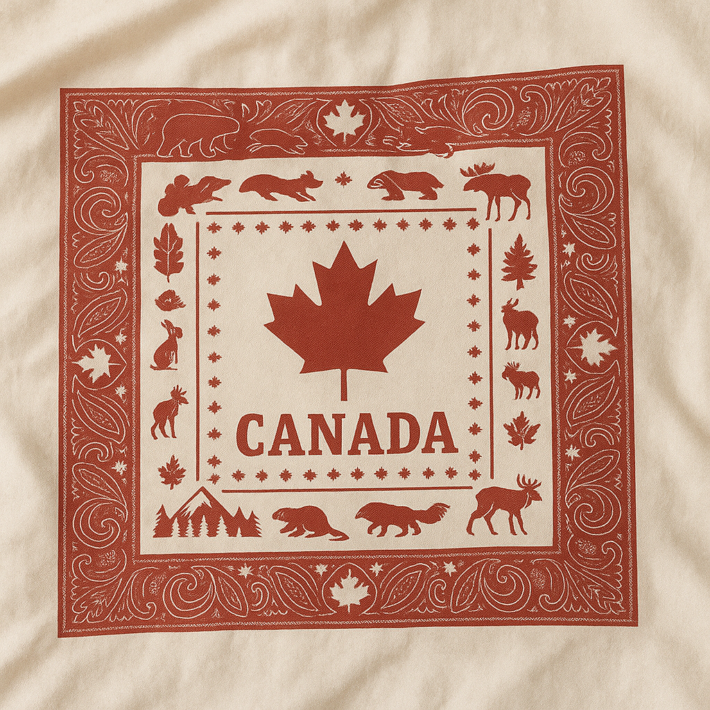 Canada Flag Bandana – Premium-crafted Soft & Durable for Sports, Festivals & Everyday Wear