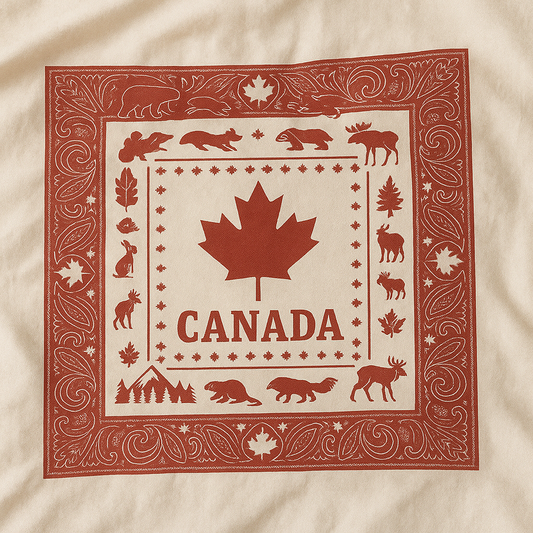 Canada Flag Bandana – Premium-crafted Soft & Durable for Sports, Festivals & Everyday Wear