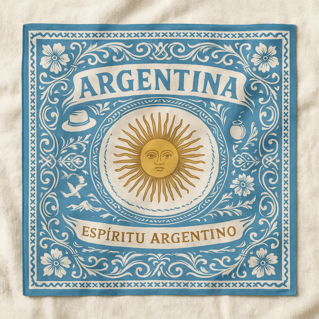 Argentina Flag Bandana – Premium-crafted Soft & Durable for Sports, Festivals & Everyday Wear