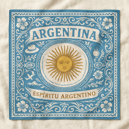 Argentina Flag Bandana – Premium-crafted Soft & Durable for Sports, Festivals & Everyday Wear