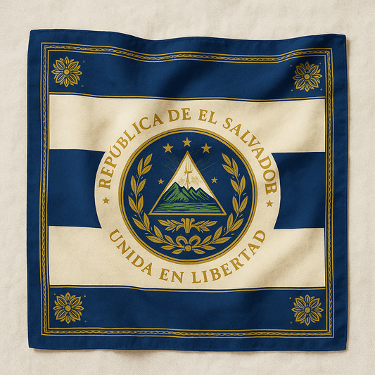 El Salvador Flag Bandana – Premium-crafted Soft & Durable for Sports, Festivals & Everyday Wear