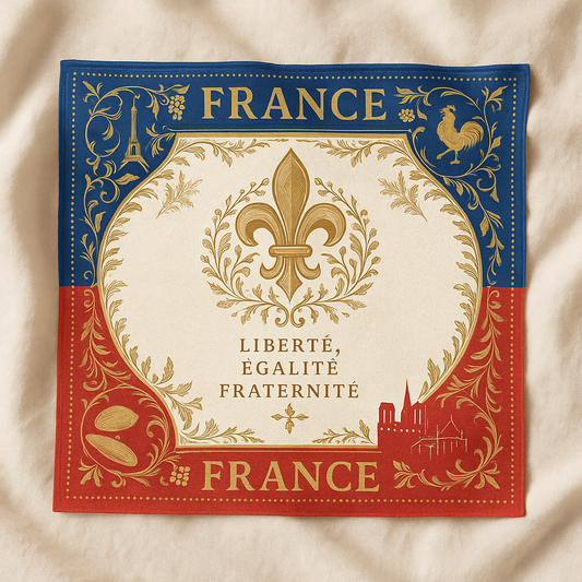 France Flag Bandana –  Premium-crafted Soft & Durable for Sports, Festivals & Everyday Wear