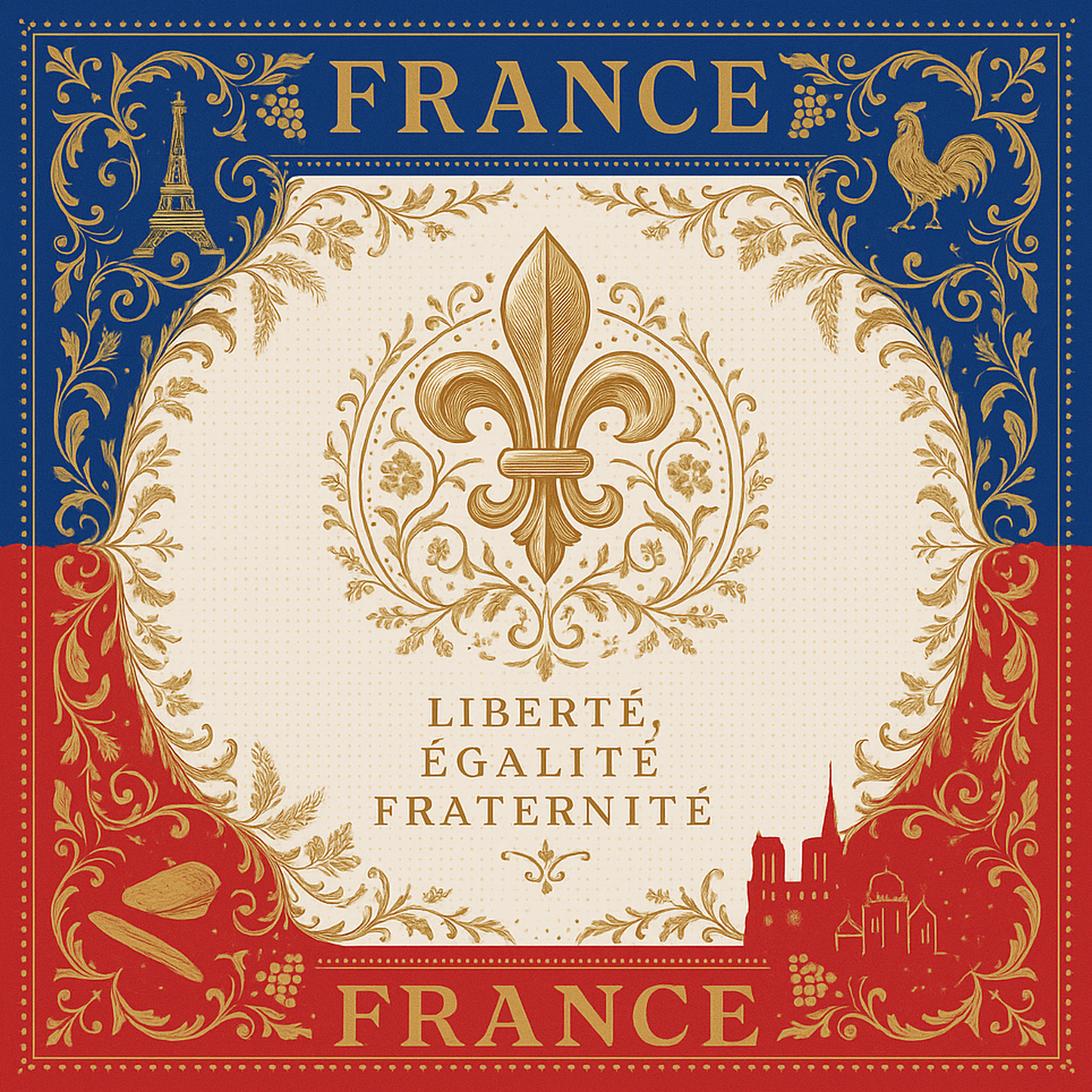 France Flag Bandana –  Premium-crafted Soft & Durable for Sports, Festivals & Everyday Wear